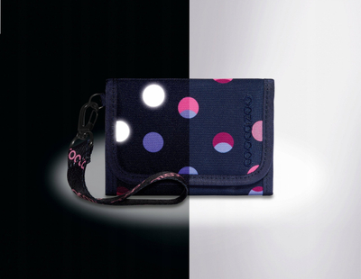Portofol Coocazoo Wallet Reflective Moons, me dizajn që duket në errësirë, për kalamaj dhe të rinj, shumëngjyrësh