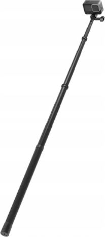 Monopod për kamera sportive Telesin IS-MNP-300, 3m, fibër karboni, i zi