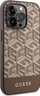 Kapak telefoni Guess GCube Stripes MagSafe, për iPhone 14 Pro, kafe