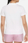 Bluzë sportive Nike Dri Fit Jr DV0559 100, për kalamaj, material poliester, e bardhë