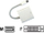 Adaptër Mini DisplayPort në DVI Jou Jye AVC 127, 10 cm, i bardhë