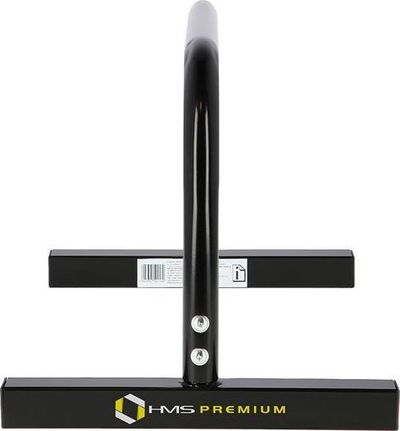 Shufra paralele për ushtrime HMS Premium PW10B, mbajnë deri 200 kg, set me 2 copë, ngjyrë e zezë