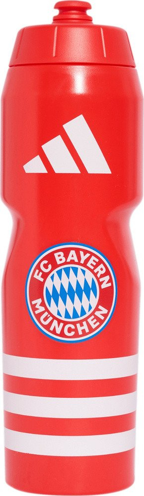Shishe stërvitore Adidas FC Bayern München Home JX0498, 750 ml, e kuqe me të bardhë