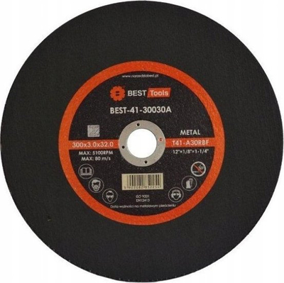 Disk prerës metali Best Tools FLEX DISC 41, 300x3.0x32 mm, 5100 RPM, i zi