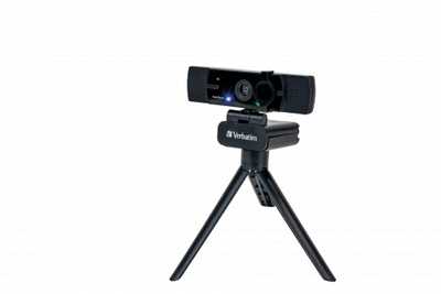 Webcam Verbatim AWC-03, 4K Ultra HD, USB 2.0, e zezë