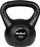 Kettlebell Rebel Active 14 kg, i veshur me PVC, me dorezë të rehathme, gri