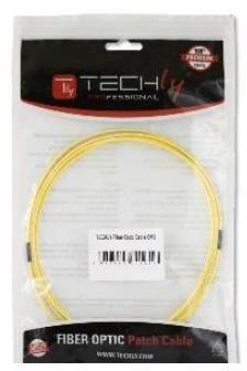 Kabllo optik Techly Patchcord SC SC, duplex OS2 9/125, 5m, i verdhë