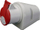Prizë industriale Power Socket 16A 4P, IP44, e kuqe