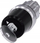 Çelës me kyç Siemens 3SU1050-5BF11-0AA0, 22mm, 2 pozicione O I, metalik
