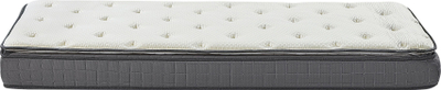 Dyshek Beliani CHARM Memory Foam, 90x200 cm, fortësi e mesme, gri me të bardhë