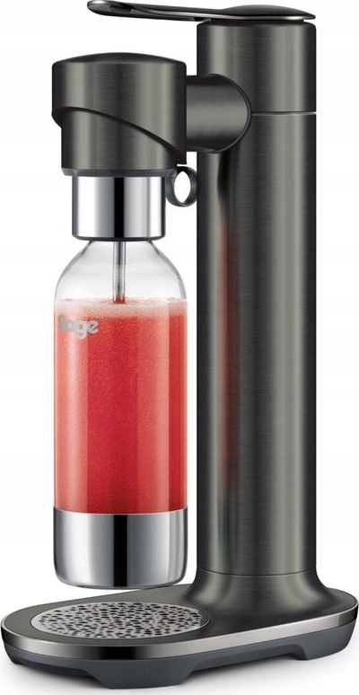 Pajisje për bërje me gaz Sage The Infizz Fusion, për pije të gazuara, Noir