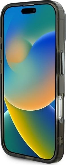 Futrollë Karl Lagerfeld KLHMP16MHLSCHK për iPhone 16 Plus 6.7", hardcase, e zezë