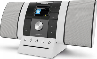 Radio DAB+ TechniSat Multyradio 4.0, CD MP3, Bluetooth WLAN, gri bardhë