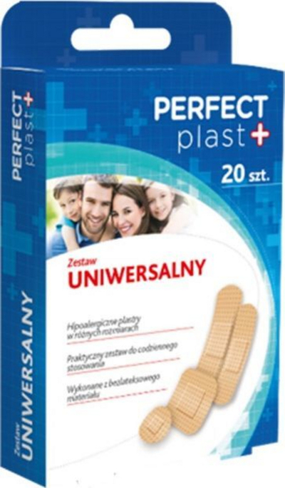 Set fllasterash Perfect Plast Universal, 20 copë