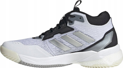 Atlete salloni Adidas Crazyflight 5 Mid, për gra, 42 2/3, të bardha me të zeza