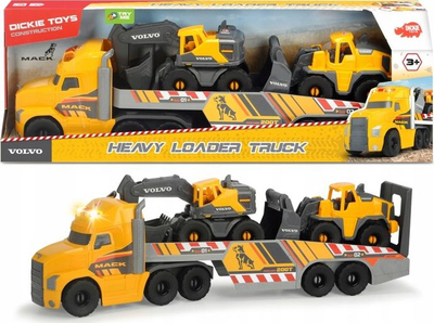 Lodër kamion tërheqës Dickie Mack Volvo, portokalli