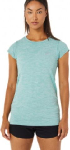 Bluzë sportive Asics Race Seamless SS Top për goca, madhësia L, jeshile sage