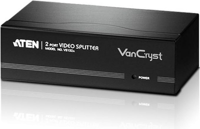 Ndarës Aten 2-Port, VGA, VS132A (VS132A-AT-G), i zi