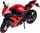 Model motorri Daff RMZ Suzuki GSX R1000R, shkallë 1:12, i kuq