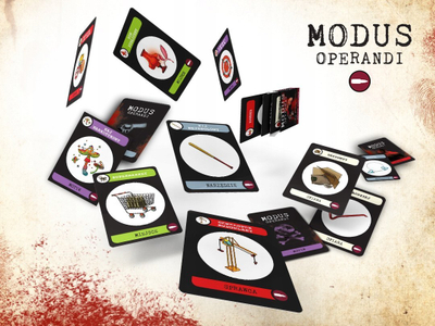 Lojë me letra StarHouse Games Modus Operandi Dark Underground, krim edhe mister, kooperative, me ngjyra