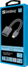 Adapter video Sandberg DisplayPort në HDMI, 4K, gri