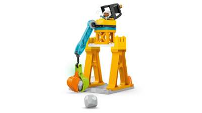 Lodër LEGO Duplo Construction Site and Construction Vehicles 10476, set ndërtimi, për fëmijë
