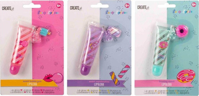 Glos për buzë Create It Candy, me varëse, aromë ëmbëlsire, shumëngjyrësh