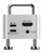 Docking station Ulanzi QT03, USB C me 5 porta, SSD M.2 NVMe, ngjyrë e zezë