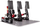 Set pedalesh Simagic P2000, 3 pedale, frenë hidraulike 200 kg load cell, i zi