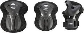 Set mbrojtëse patinash Nils Extreme H786, 6 pjesë, madhësia L, i zi