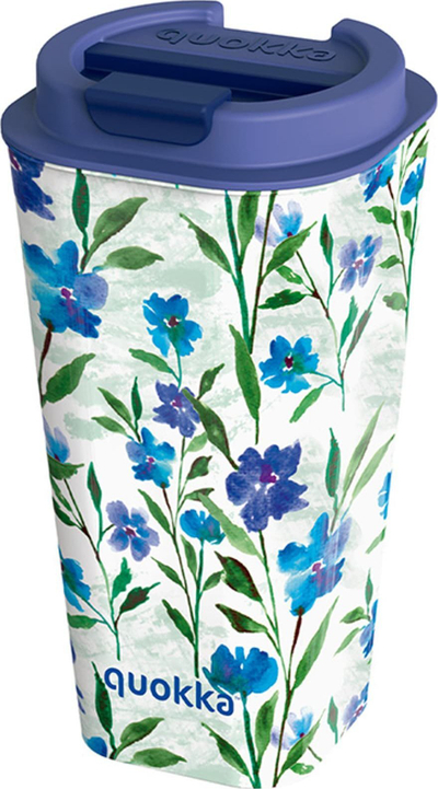 Gotë termike Quokka Coffee Cup, 450 ml, plastike me dy shtresa, e bardhë