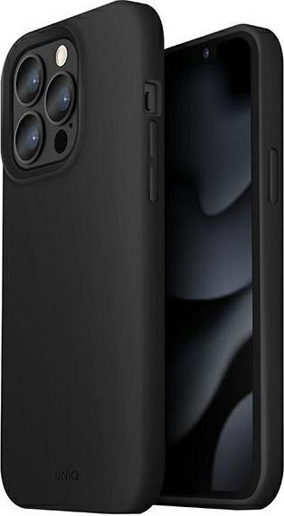 Mbrojtëse telefoni Uniq Lino për iPhone 13 Pro Max 6.7", silikon e zi
