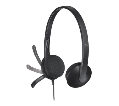 Kufje Logitech H340, USB, mikrofon me anulim zhurme, të zeza