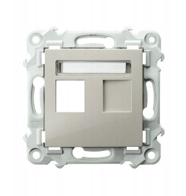 Strehë prizë keystone Ospel Szafir GPK-1Z/p/83, montim i fshehtë, IP20, bezh kashmir