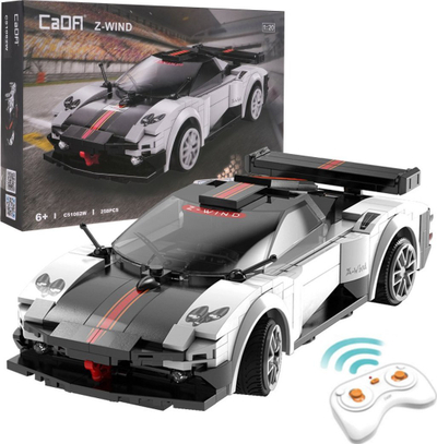 Set ndërtimi CaDa Z-Wind C51082W, 258 pjesë, me telekomandë, bardh e zi