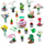 Lodër kapsullë Zuru Mini Brands Create Garden, mini bimë për montim, mbi 18 modele, shumëngjyrëshe