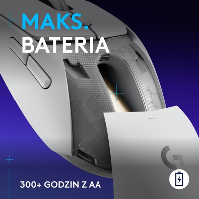 Maus gaming Logitech G309 Lightspeed, wireless, optik, i bardhë