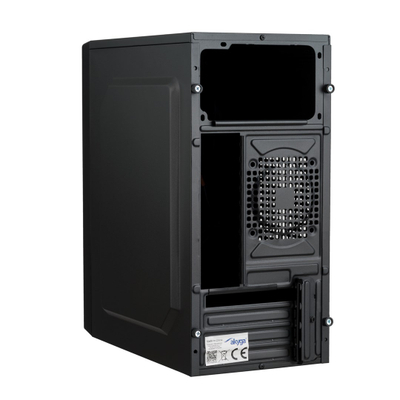 Kuti kompjuteri Akyga AK35BK Micro Tower, Micro ATX, USB 2.0, e zezë