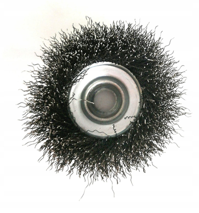 Furçë kupë Bosch Inox 75mm, tel i valëzuar 0.3mm, fije M14