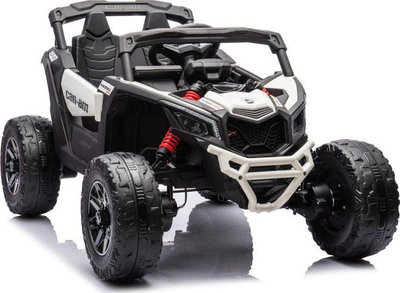 Makina elektrike lodër Buggy Maverick Can-Am, 4x200W, 24V, e bardhë