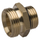 Nipëll bronzi FERRO, 3/4" x 1/2", unazë O-ring e verdhë