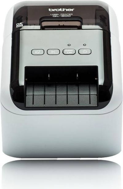 Printer etiketash Brother QL-800, me kabllo USB, i bardhë