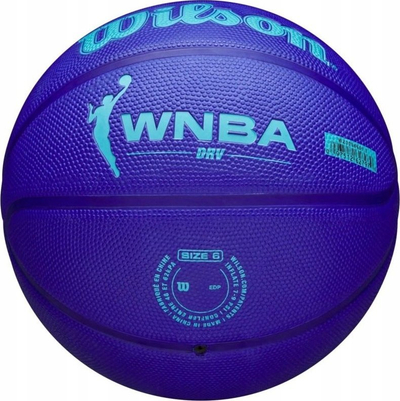 Top basketbolli Wilson WNBA DRV Outdoor, 28.5", për jashtë, vjollcë me turquoise
