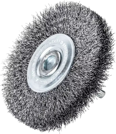 Furçë rrethore teli Milwaukee S6 70x9, çelik i valëzuar 0.3 mm, set 3 copë