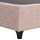 Shtrat Dolores HM648.22, 120x200 cm, material nubuck sintetik, bezhë