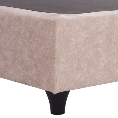 Shtrat Dolores HM648.22, 120x200 cm, material nubuck sintetik, bezhë