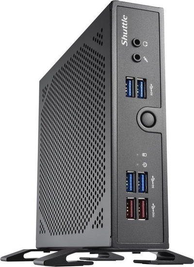 Mini PC Shuttle XPC Slim Barebone DS50U7, Intel Core i7 13 gjenerata, DDR5, i zi