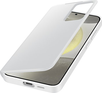 Këllëf Samsung Smart View Wallet për Galaxy S24 Plus, me kapak, e bardhë