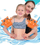 Rripa noti për fëmijë Swimming Armbands Crab, dizajn gaforre, të shumëngjyrshëm