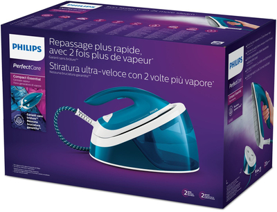 Hekur me avull Philips PerfectCare GC6815/20, 6 bar, goditje avulli 360 g, blu